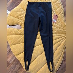 Girlfriend Collective Black Stirrup Leggings